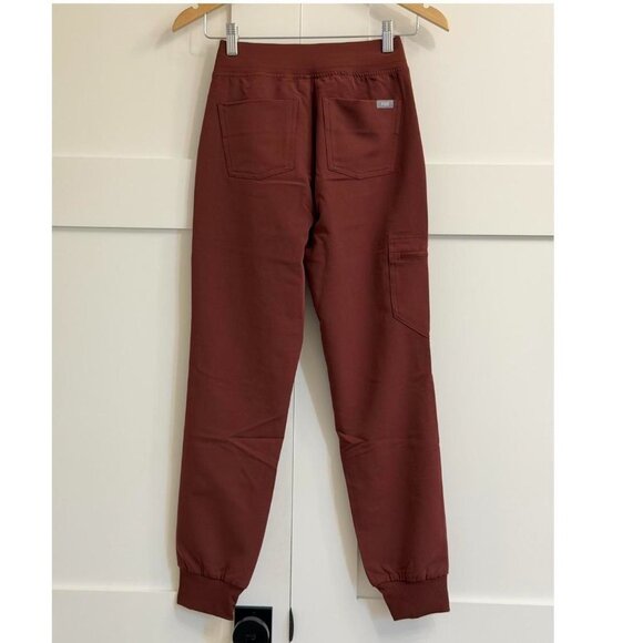 Figs Women's Zamora Jogger Scrub Pants in Walnut, Size XXS - Picture 10 of 11